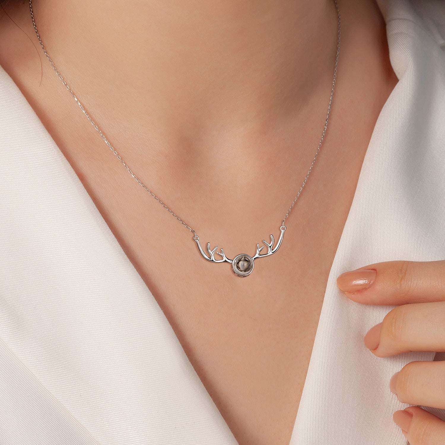 925 Silver or Dainty name necklace with desired name made of real 925 Silver or Gift for Mom Christmas gift