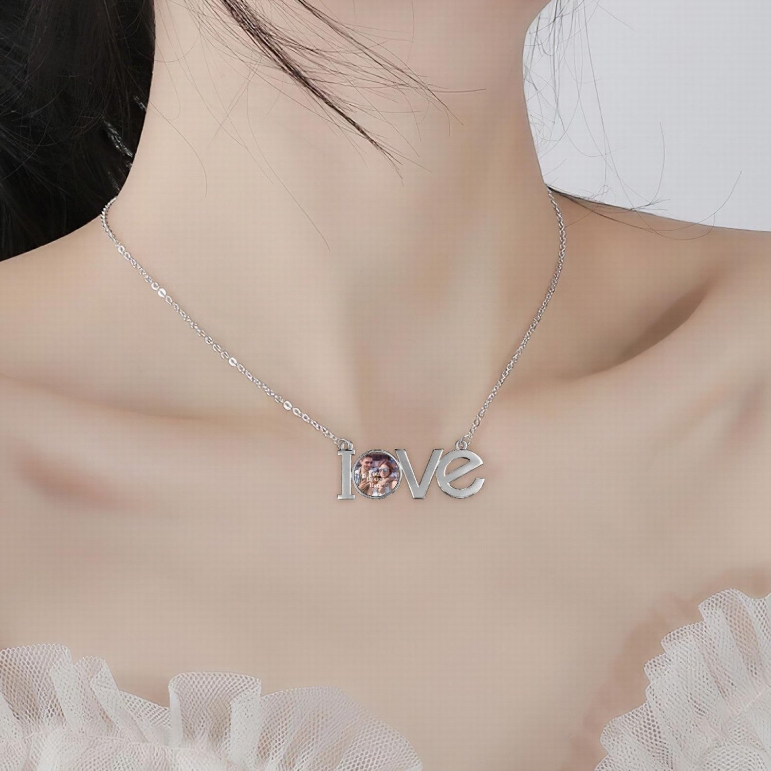 Actual Handwriting Charm Necklace Memorial Personalized Gift Signature Birthday Gift Custom Engraved Jewelry Gift Christmas Stocking Stuffer