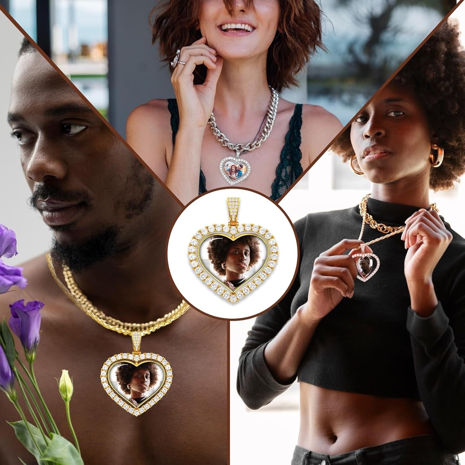 2 Locket Photos Sets- Fifty sizes of each - Free Photo Enhancing/Photoshopping -Just Pick up from your Local Walgreens or CVS