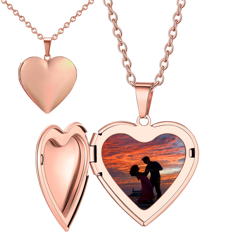 Alligator Skin Pet Urn Necklaces for Ashes, Heart-Shaped Pendant for Cat Lover, Custom Dog Cremation Keepsake Jewelry, Picture Necklace Personalized for Loss of Dog